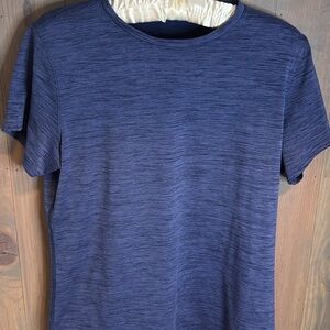 Brooks Running Tee Navy Blue Space Dye Women’s Medium